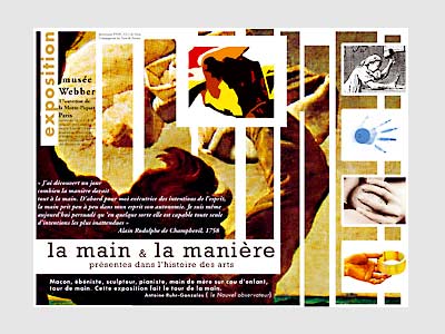 réalisation création d'affiches pour une exposition