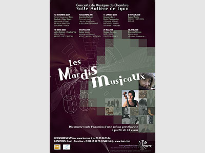 création affiche saison musique lyon