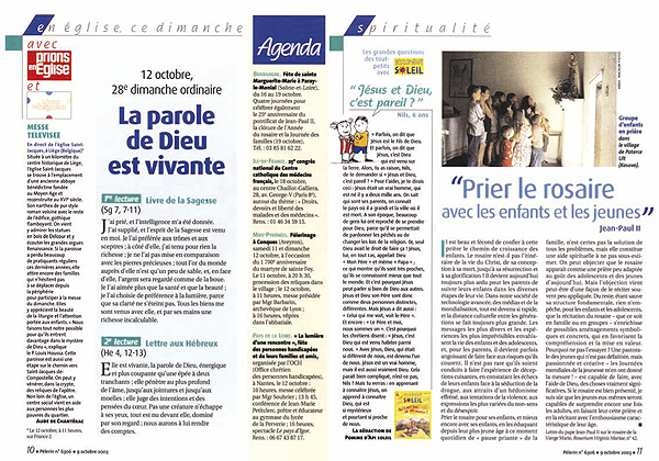 article de magazine