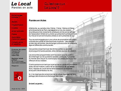 creation de site internet pour le local